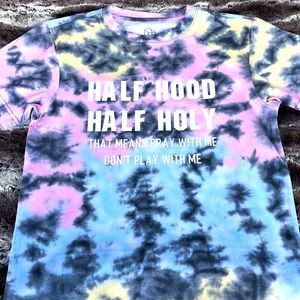 Custom Half Hood Half Holy Unisex Tshirt